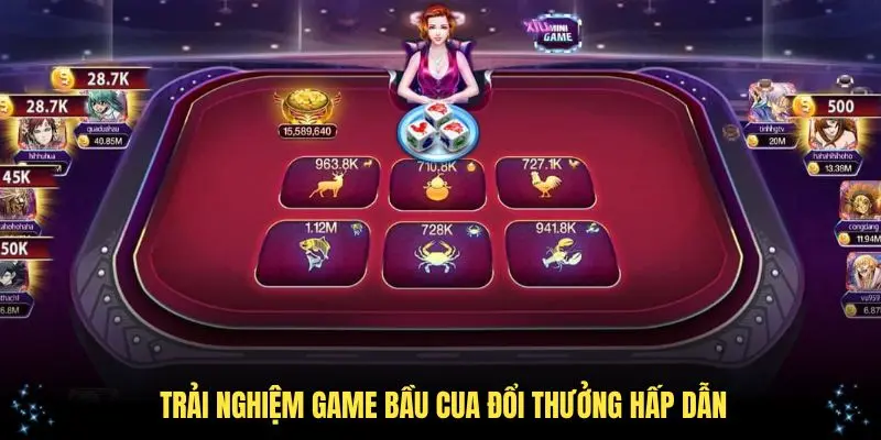 Trải nghiệm game bầu cua đổi thưởng hấp dẫn cùng QH88